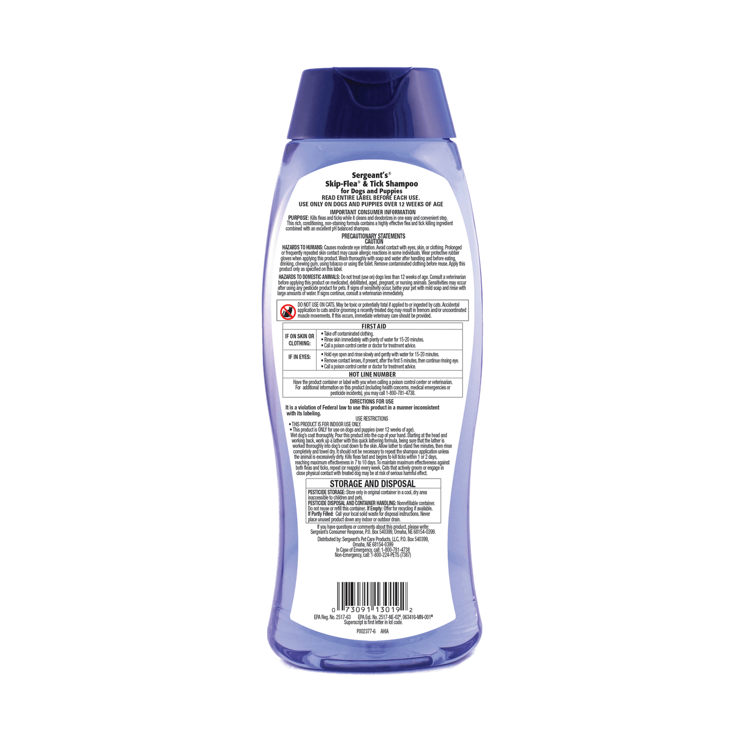 SHAMPOO SKIP FLEA & TICK