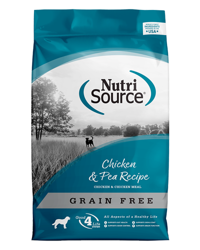 NUTRI SOURCE CHICKEN & PEA FORMULA GRAIN FREE DOG FOOD