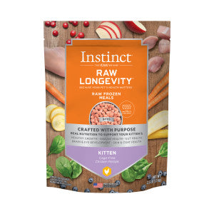 INSTINCT RAW LONGEVITY KTTEN (alimento crudo liofilizado de pollo para gatos bebés)