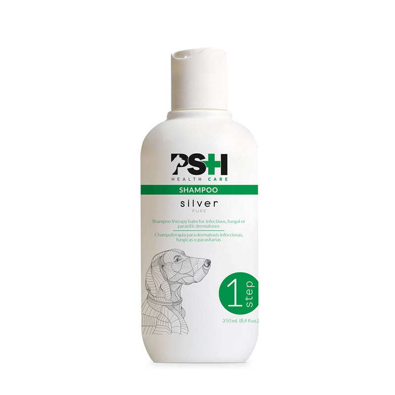 PSH SHAMPOO PURE SILVER (Indicado para dermatosis infecciosas)