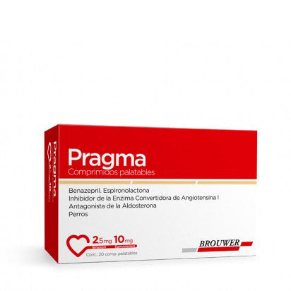 PRAGMA 2.5 MG (Inhibidor de la Enzima Convertidora de Angiotensina I y antagonista de la aldosterona)