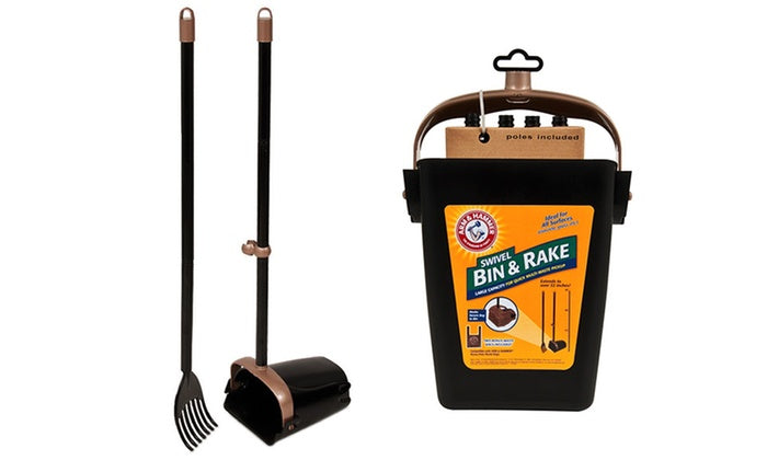 RECOGEDOR ARM & HARMER SWIVEL BIN & RAKE