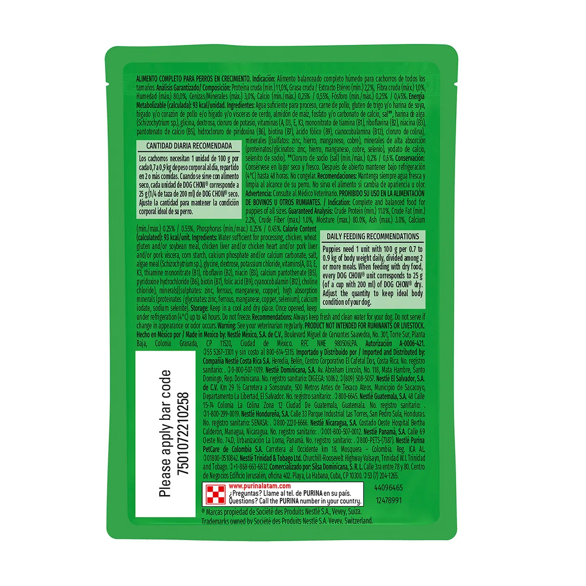 Dog Chow Pouch Cachorro