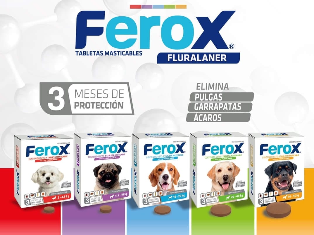 FEROX AZUL PERRO DE 10 – 20 KG (Ectoparasiticidas)