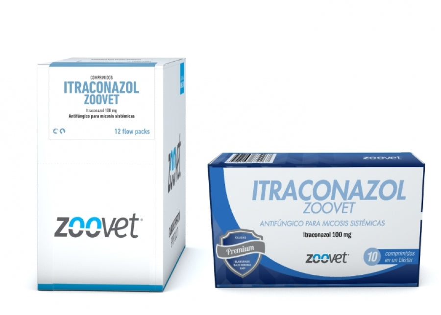 ITRACONAZOL ZOOVET (Antimicótico para micosis sistémicas)
