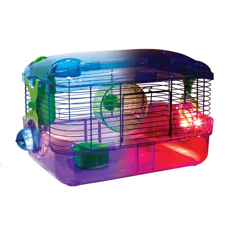 CRITTER TRAIL LED LIGHTED HABITAT ILUMINADO POR LUCES LED