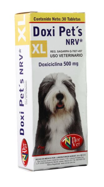 DOXI PETS XL NRV 500mg - 30 Tabletas