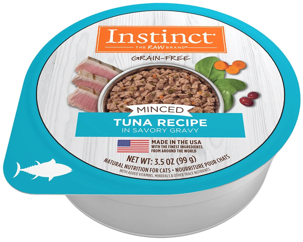 INSTINCT MINCED CUPS TUNA RECIPE FOR CATS
