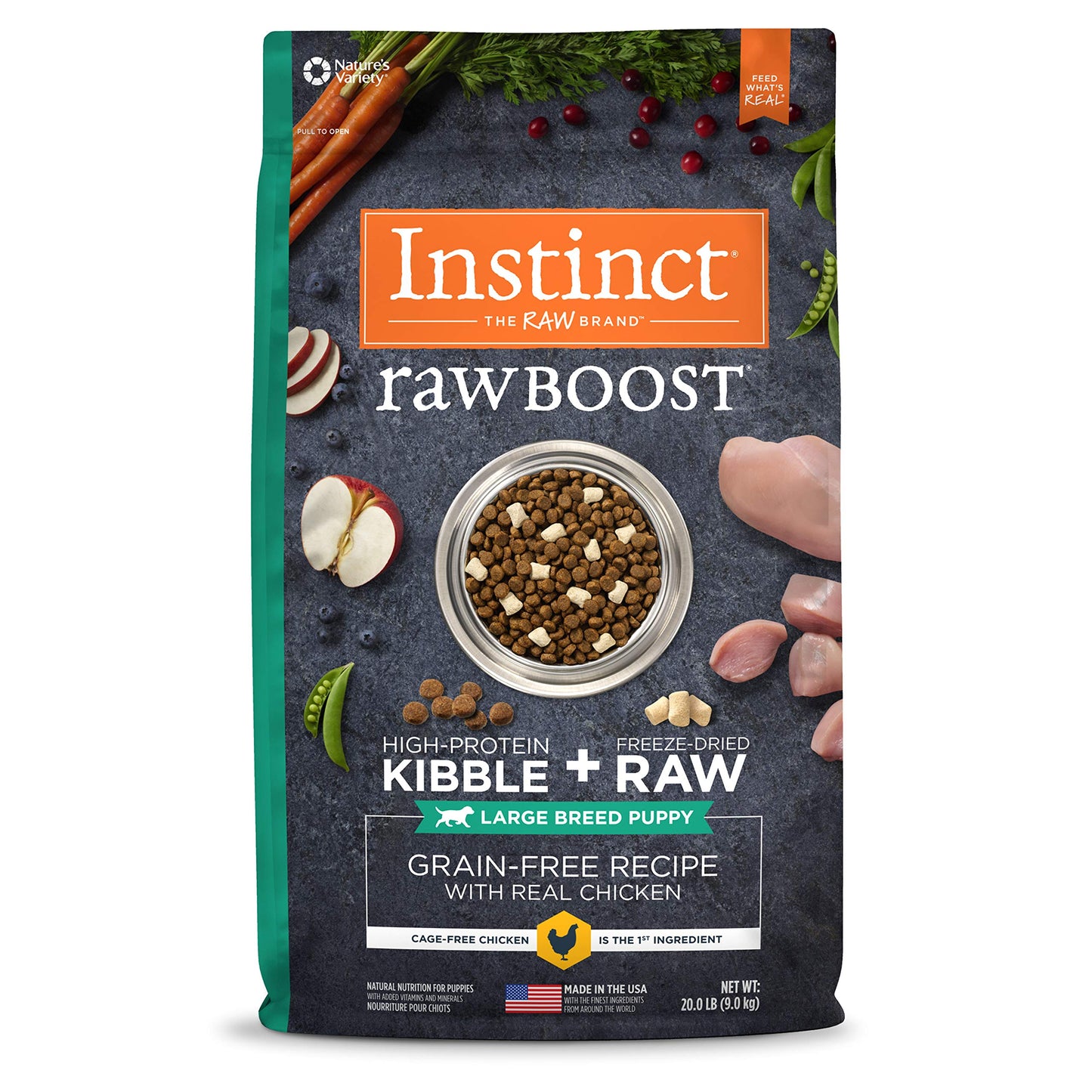INSTINCT RAW BOOST GRAIN-FREE CHICKEN - FOR PUPPIES