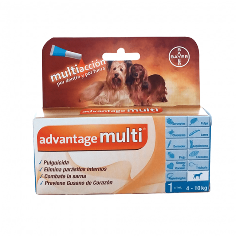 Advantage Multi Dog De 4 a 10 kg (3 Pipetas)