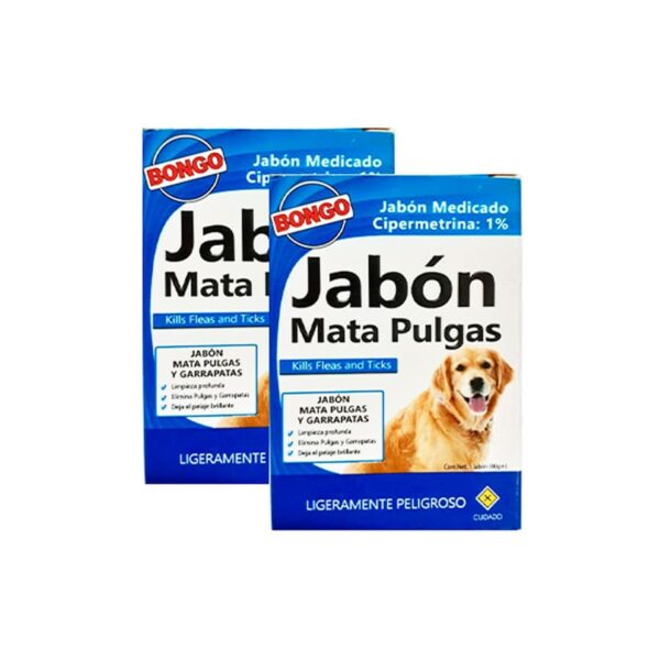 JABÓN BONGO CONTRA PULGAS Y GARRAPATAS