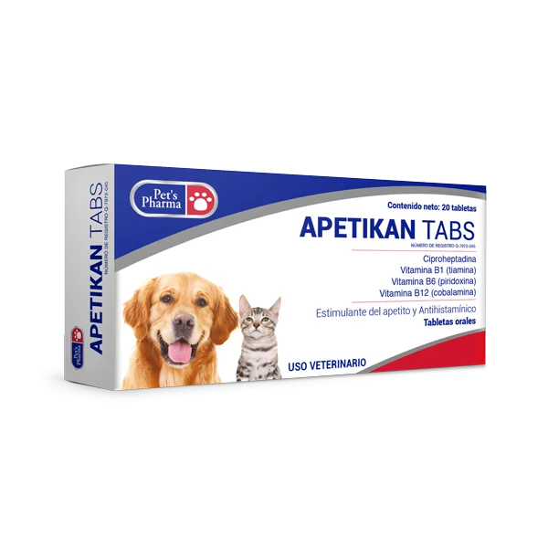 APETIKAN TABS 20 TABS (Estimulantes del apetito y Gastroentéricos)