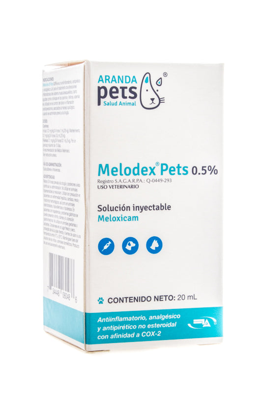MELODEX PETS 0.5% 20ML (ANALGESICO Y ANTIINFLAMATORIO)