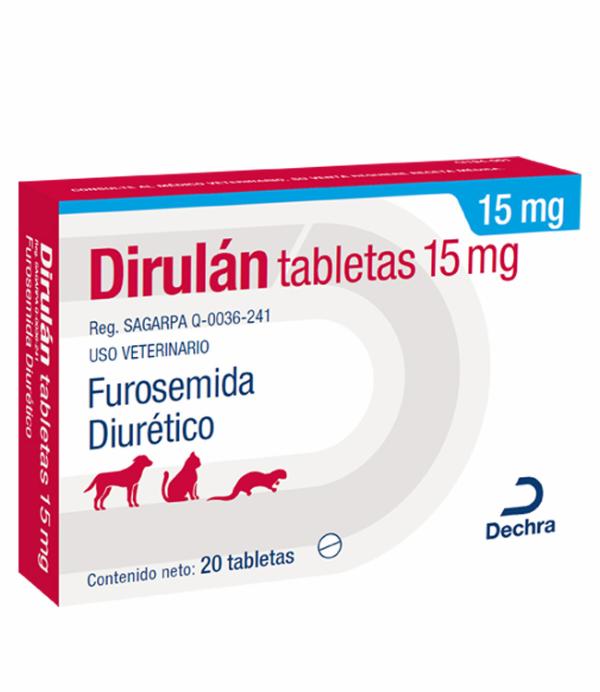 DIRULAN TABLETAS 15 MG (Diurético)