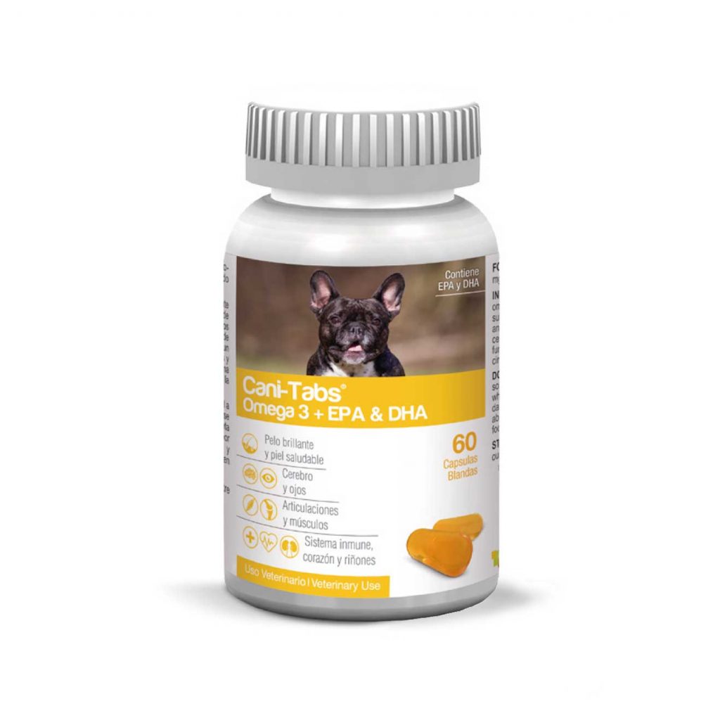 CANI-TABS OMEGA 3 EPA & DHA (Suplemento de Omega 3 en cápsulas recubiertas – Cápsula Oral)