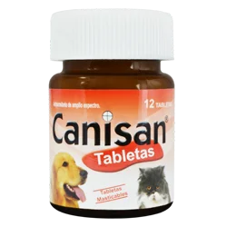 CANISAN TABLETAS 12 Tabletas masticables (desparasitante)
