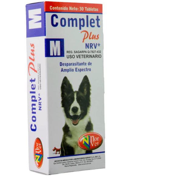 COMPLETE PLUS M NRV (10kg) - 30 Tabletas