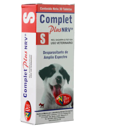 COMPLETE PLUS S NRV (2.5kg) - 30 Tabletas