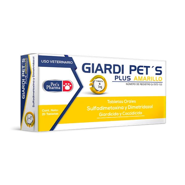 GIARDI PETS PLUS AMARILLO 20 TABS