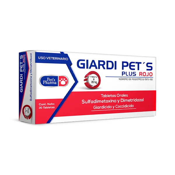 GIARDI PETS PLUS ROJO 20 TABS