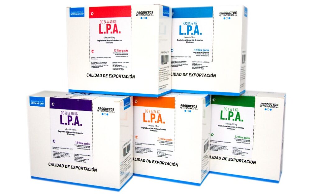 L.P.A PARA PERROS INHIBIDOR DEL DESARROLLO DE INSECTOS (Antiparasitarios Externos)