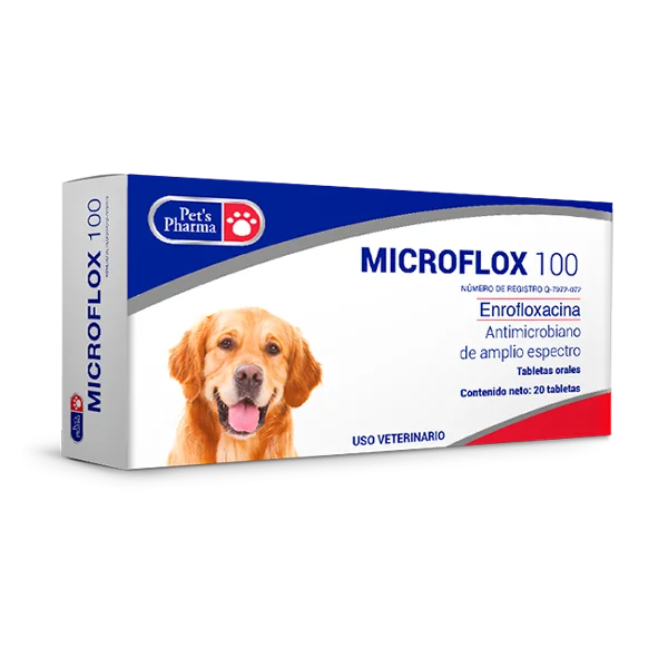 MICROFLOX 100MG 20 TABS (Antimicrobiano de amplio espectro)