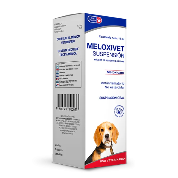 MELOXIVET SUSPENSIÓN 10ml (Antiinflamatorio no esteroideo)