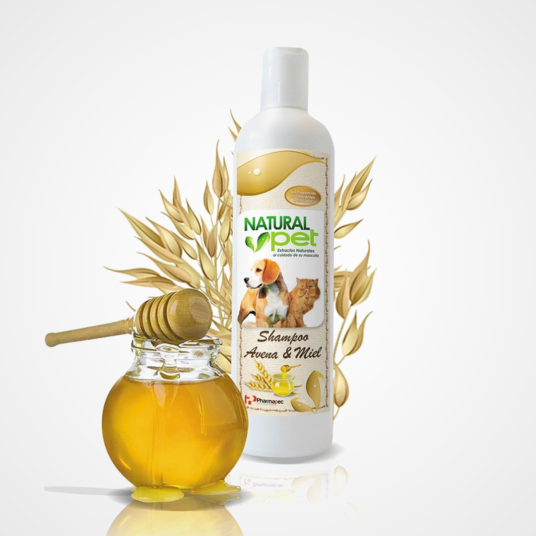 NATURAL PET® SHAMPOO AVENA Y MIEL