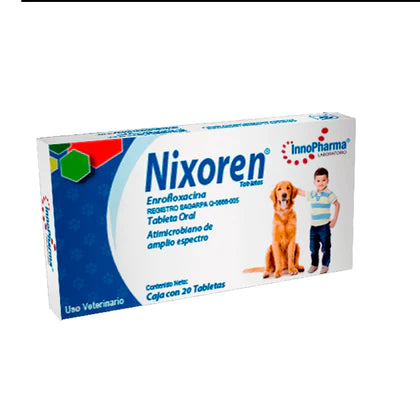 NIXOREN 20 TABLETAS (Antibiótico)