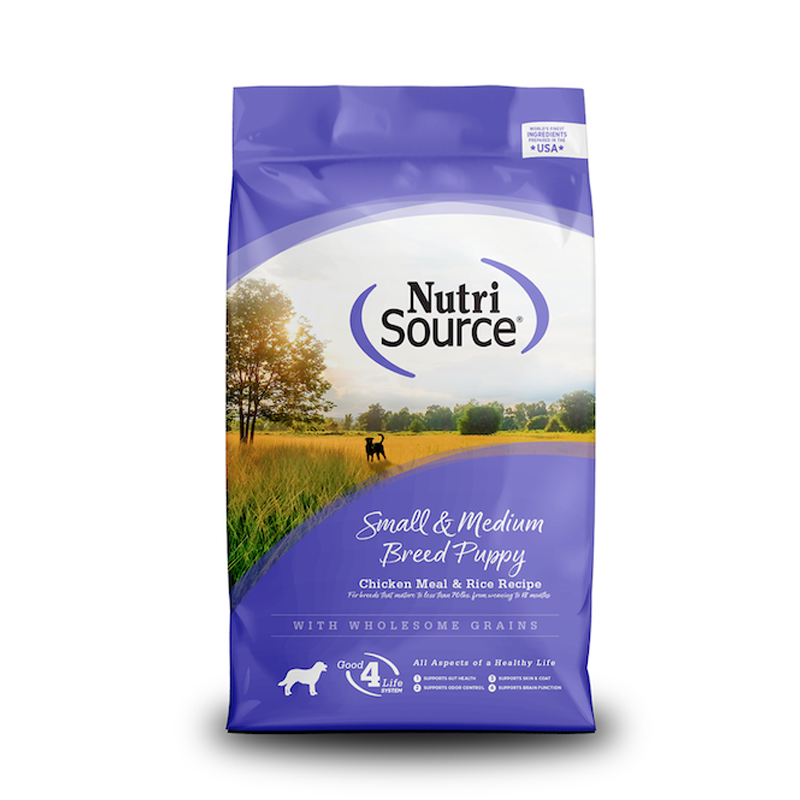 NUTRI SOURCE CACHORRO RAZA PEQUEÑA Y MEDIANA (POLLO Y ARROZ)