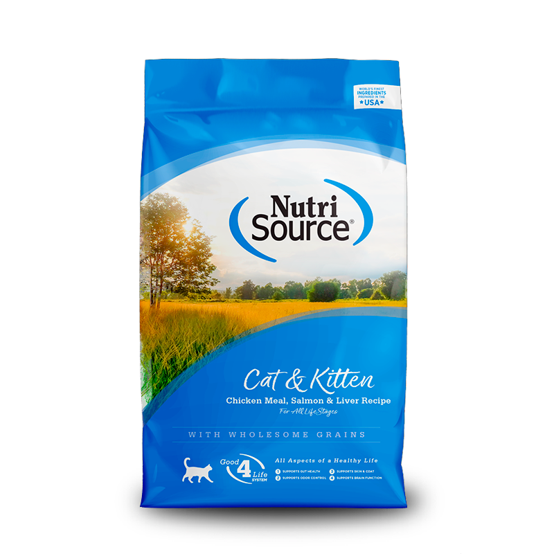 NUTRISOURCE CAT & KITTEN CHICKEN, SALMON & LIVER