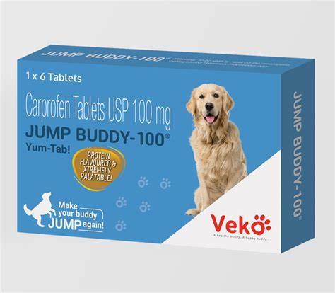 Veko Jump Buddy Tabletas De Carprofeno 100mg (analgésico - antiinflamatorio)