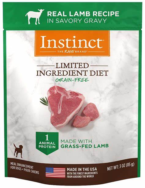 INSTINCT LIMITED INGREDIENT LAMB FOR DOGS - POUCHES