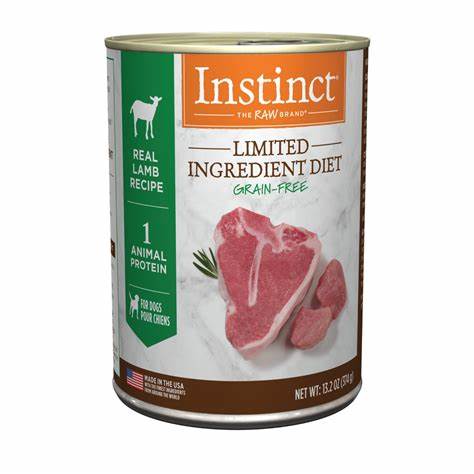 INSTINCT LIMITED INGREDIENT LAMB FOR DOGS - CANNED