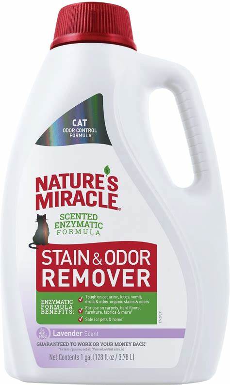 STAIN AND ODOR REMOVER NATURES MIRACLE – CAT