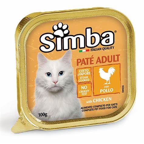 SIMBA BANDEJA DE ALUMINIO PARA GATO - PATÉ DE POLLO