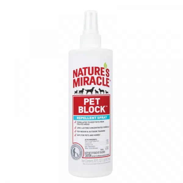 PET BLOCK SPRAY NATURES MIRACLE – DOG