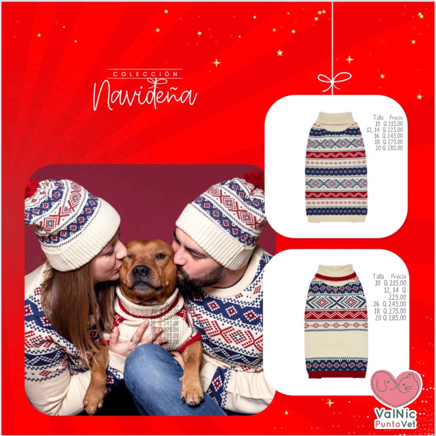 Colección navideña familiar Beige