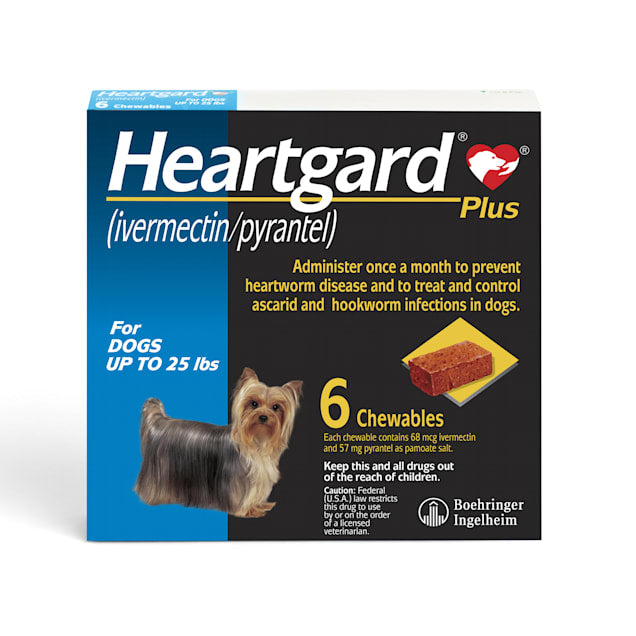 HEARTGARD PLUS HASTA 25 LIBRAS (Desparasitante)