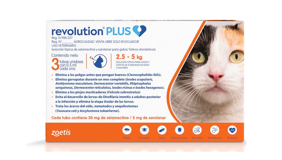 Revolution Plus 0.50 ML / caja con 3 pipetas