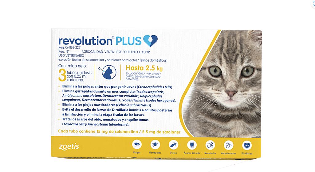 Revolution Plus 0.25 ML / caja con 3 pipetas
