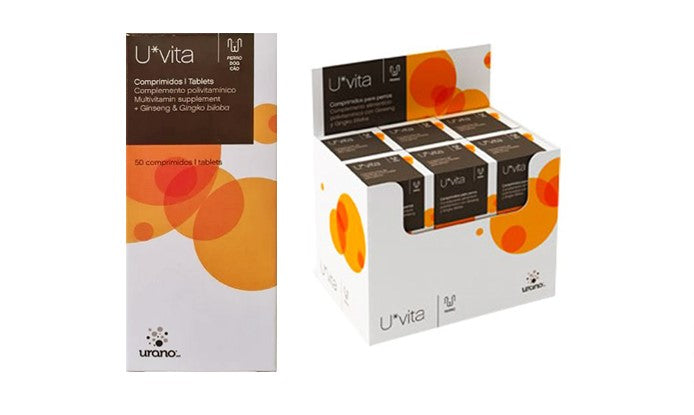 U VITA COMPRIMIDOS PARA PERROS 50 TABLETAS (Vitaminas, minerales y aminoácidos)