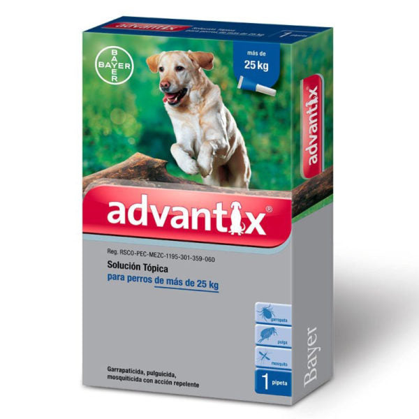 ADVANTIX DOG 4 ML De 25 a 40 kg (1 UNIDAD)