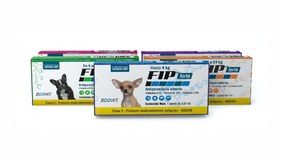 FIP FORTE PARA PERROS DE 9KG HASTA 24KG (pipeta desparasitante externo)