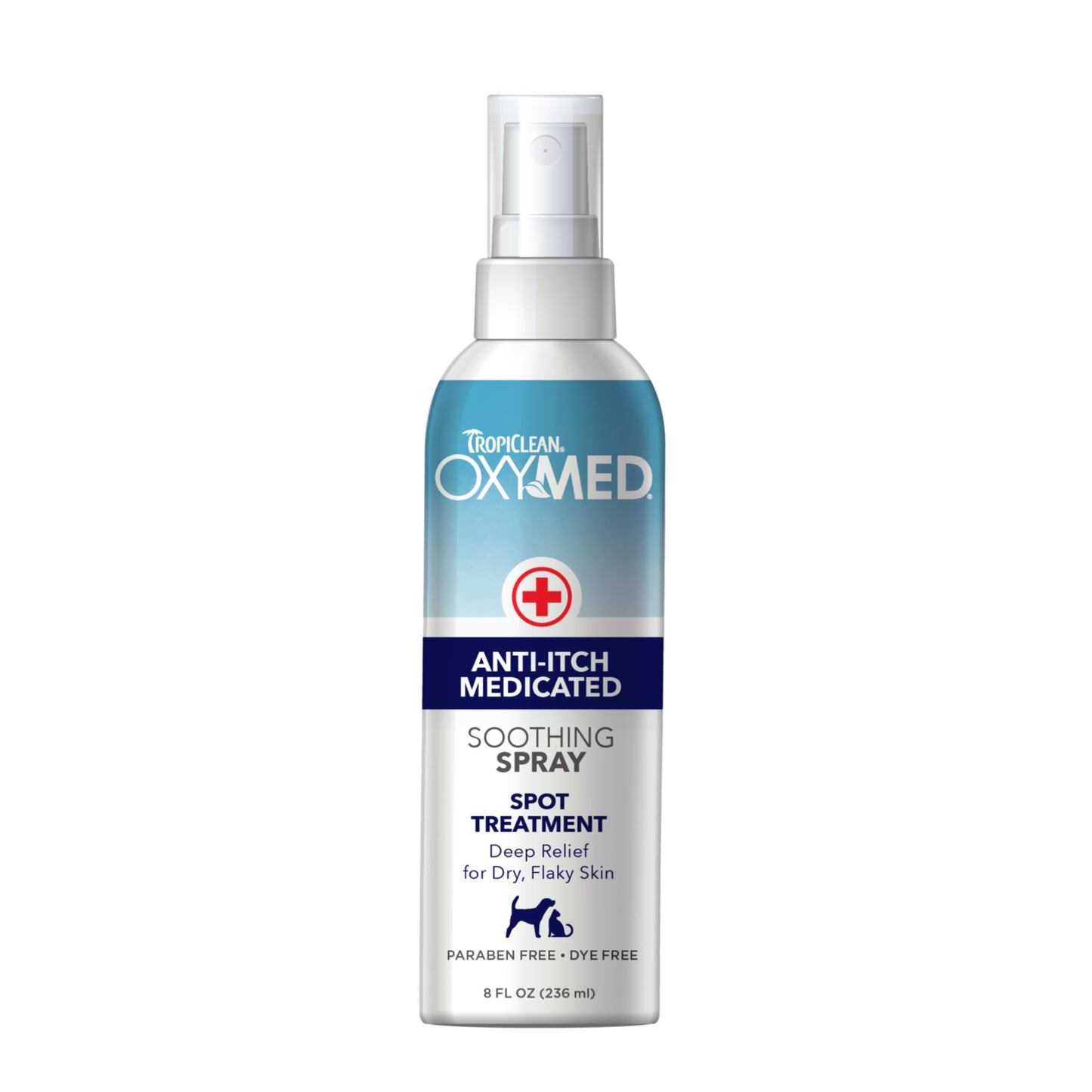 TROPICLEAN OXY MED ANTI ITCH MEDICATED SOOTHING SPRAY