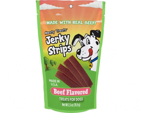 MEATY TREATS JERKY STRIPS 2.5 OZ
