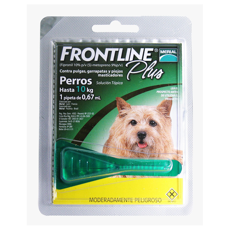 FRONTLINE PLUS 0.67 ML HASTA 10 KG