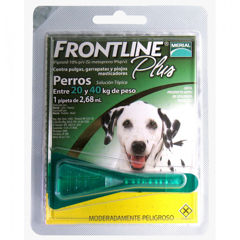 FRONTLINE PLUS 2.68 ML DE 20 A 40 KG