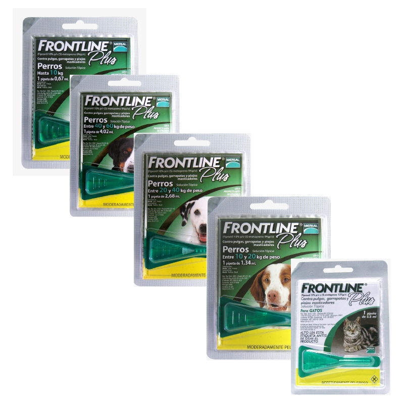 ANTIPULGAS FRONTLINE PLUS PARA GATO 0.50 ML