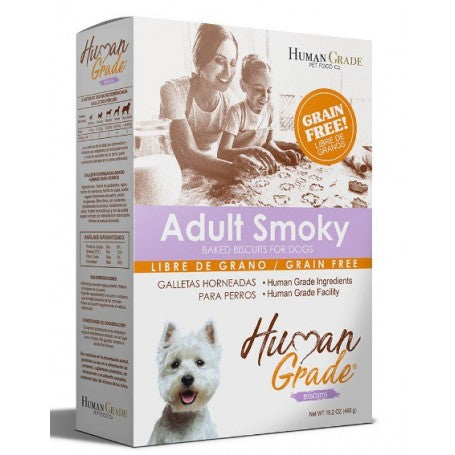 HUMAN GRADE GRAIN FREE BISCUITS - ADULT SMOKY